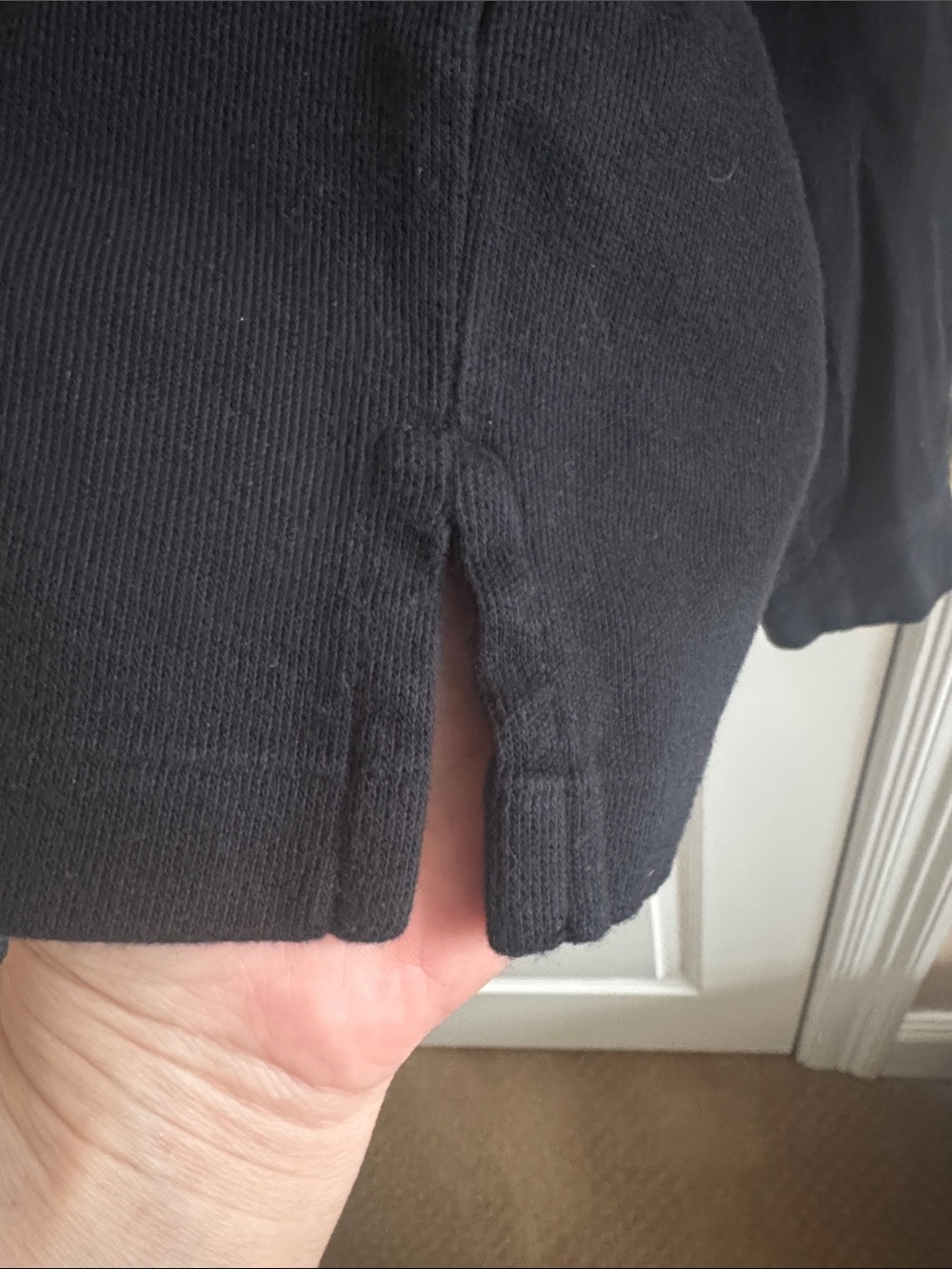 Polo by Ralph Lauren Black Quarter-Zip Sweater with Pony Logo - Picture 6 of 8